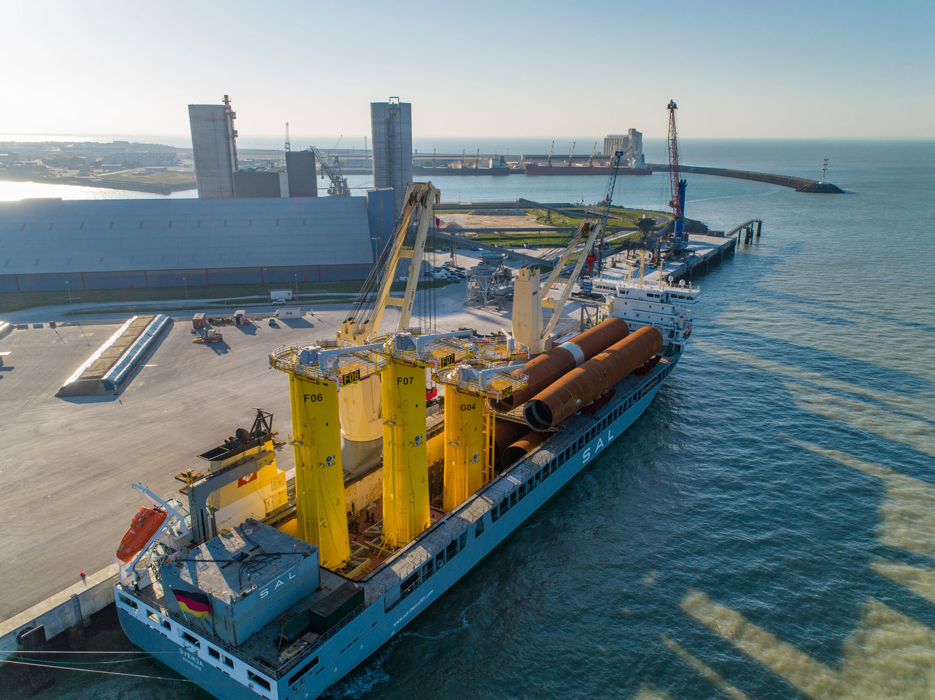 Aquitaine Blue Energies - Port Atlantique de La Rochelle - Svenja éoliennes offshore